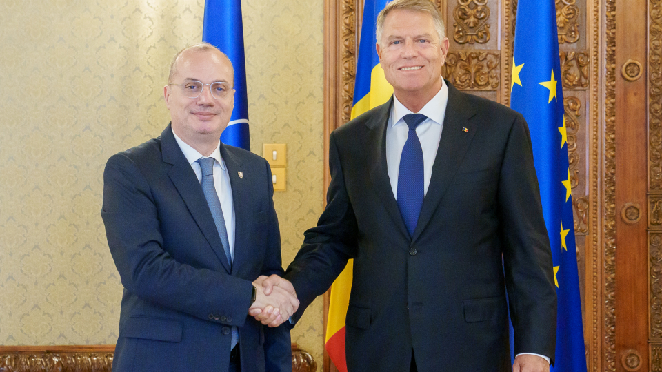 Primirea de către Președintele României, Klaus Iohannis, a ministrului pentru Europa și afaceri externe din Republica Albania, Igli Hasani